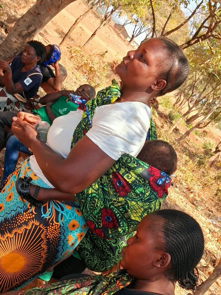 Congregation at prayer during a diocesan service