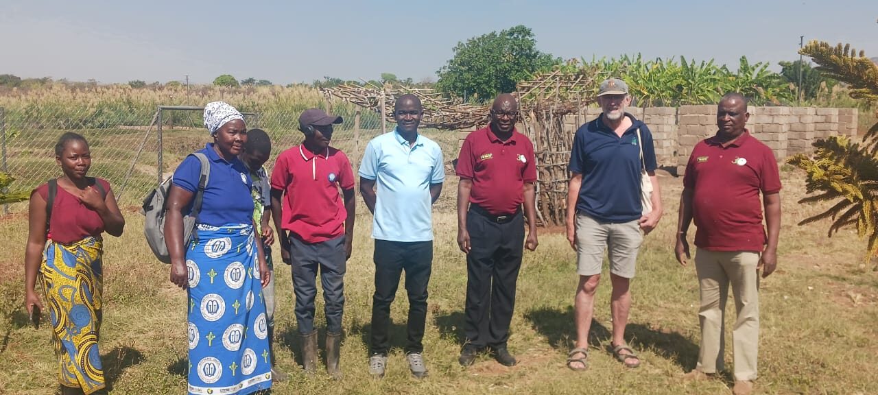 Diocesan team meeting a rural community during outreach