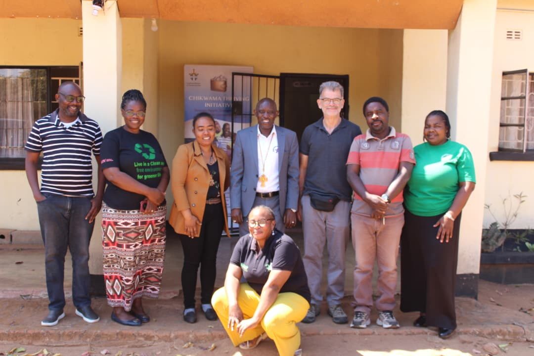 Partners visiting a diocesan project